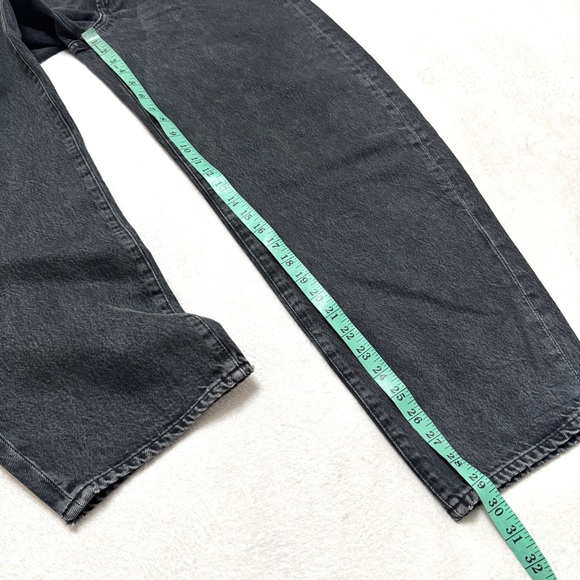 Agolde sz 28 Balloon Wide High Waist Taper Jeans in Black Tea - Picture 10 of 10